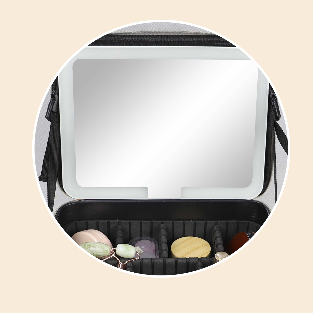 https://www.luckycasefactory.com/travel-pu-makeup-bag-with-led-mirror-lighted-cosmetic-organizer-product/