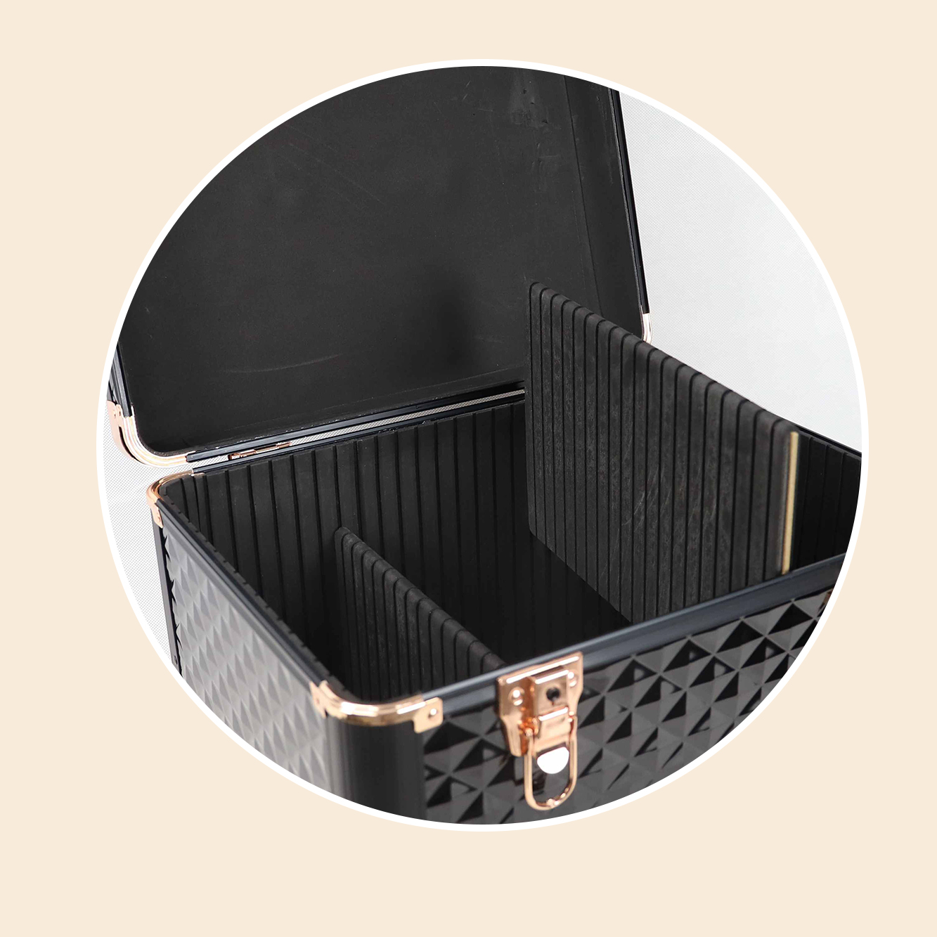 Black Horse Grooming Case Aluminum Storage Case For Grooming Tools