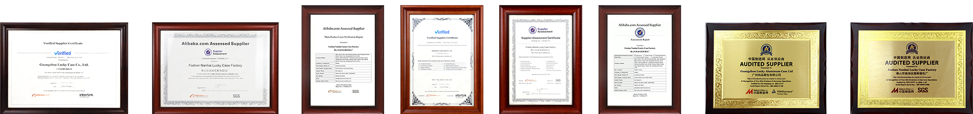 Certificates of Lucky Case Factory