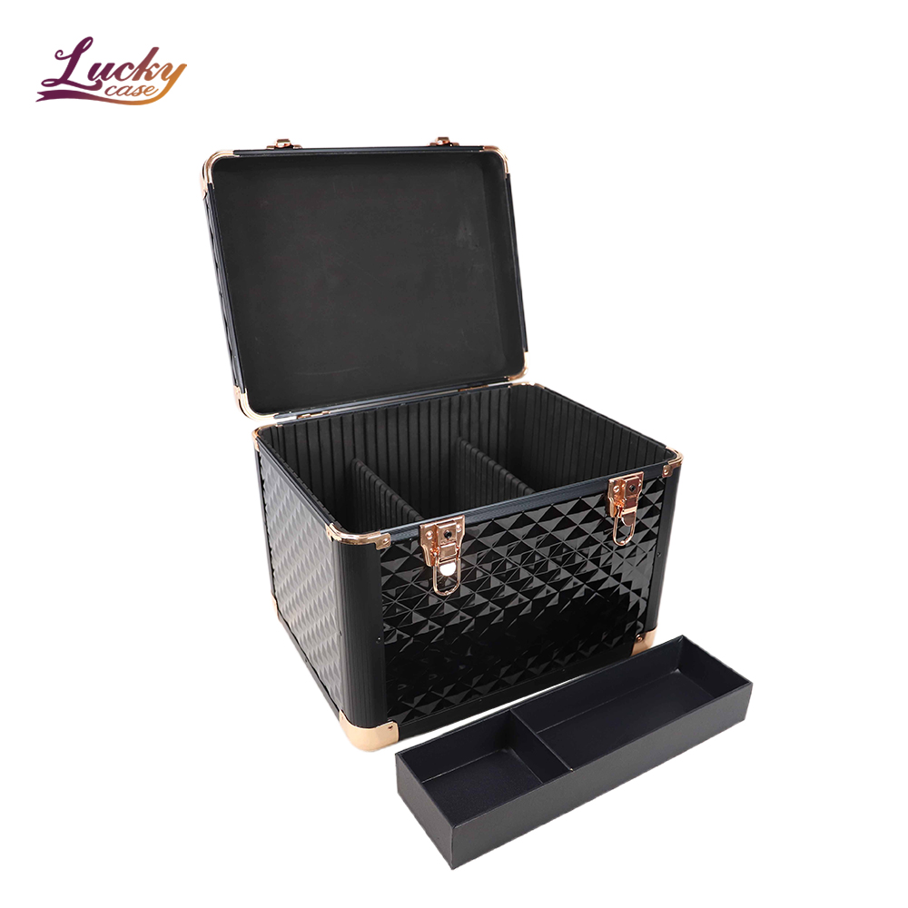 Black Horse Grooming Case Aluminum Storage Case For Grooming Tools